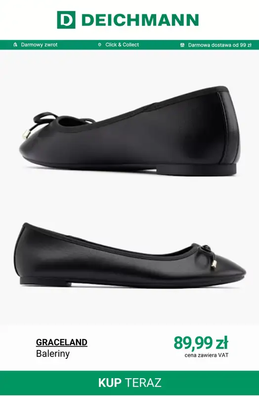 Deichmann - gazetka promocyjna Buty do biura damskie od niedzieli 17.05  - strona 3