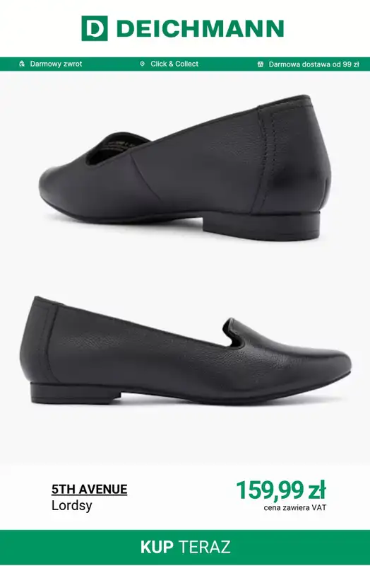 Deichmann - gazetka promocyjna Buty do biura damskie od niedzieli 17.05  - strona 12