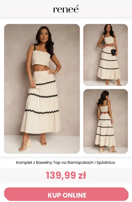 Renee - gazetka promocyjna Komplety na lato od piątku 15.05  - strona 12