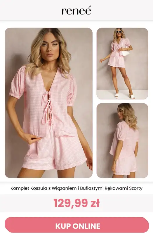 Renee - gazetka promocyjna Komplety na lato od piątku 15.05  - strona 8