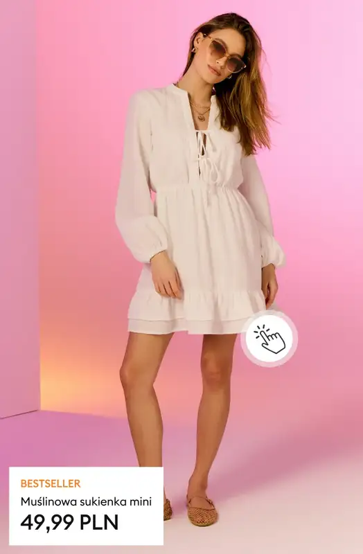 Sinsay - gazetka promocyjna WOW! CENY - Sukienki od 29,99 PLN od piątku 15.05  - strona 8