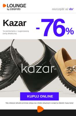 Lounge by Zalando - gazetka promocyjna Do -76% Kazar od piątku 15.05 do niedzieli 17.05