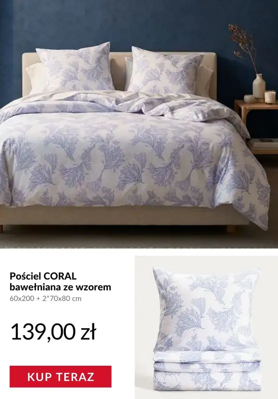 Homla - gazetka promocyjna Lekka bawełniana pościel od piątku 15.05  - strona 9