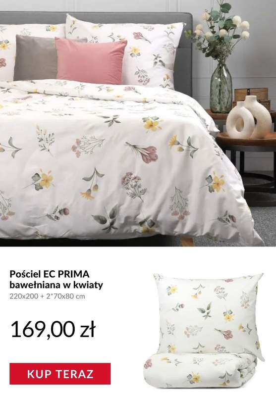 Homla - gazetka promocyjna Lekka bawełniana pościel od piątku 15.05  - strona 7