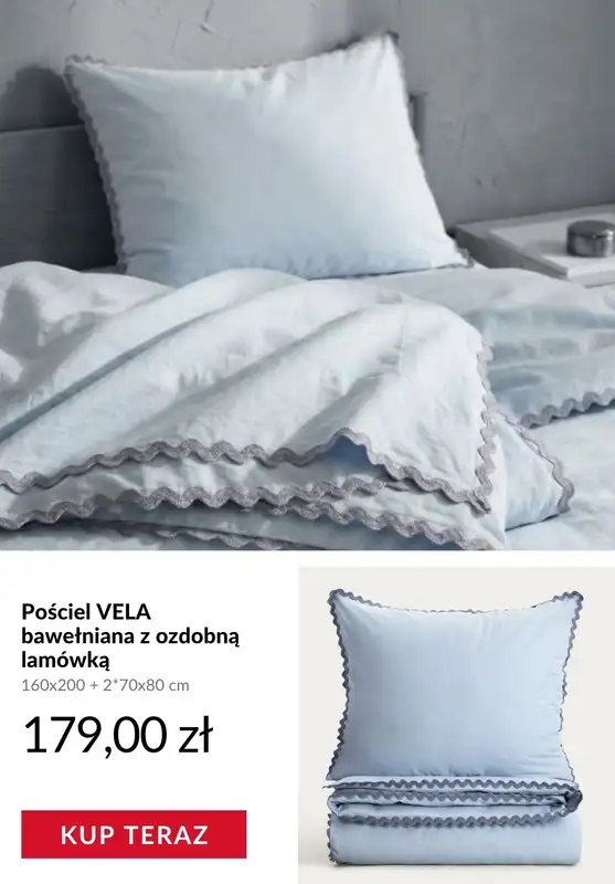 Homla - gazetka promocyjna Lekka bawełniana pościel od piątku 15.05  - strona 3