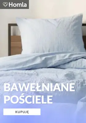 Homla - gazetka promocyjna Lekka bawełniana pościel od piątku 15.05 