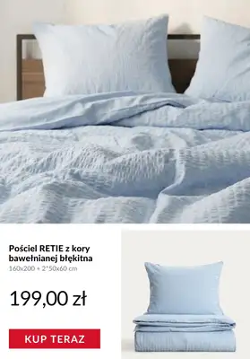Homla - gazetka promocyjna Lekka bawełniana pościel od piątku 15.05  - strona 10
