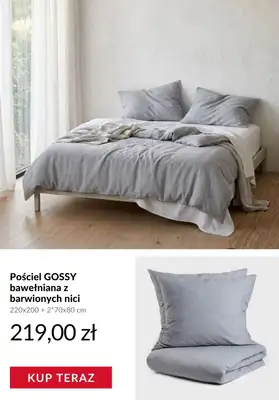 Homla - gazetka promocyjna Lekka bawełniana pościel od piątku 15.05  - strona 4