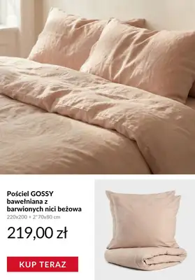Homla - gazetka promocyjna Lekka bawełniana pościel od piątku 15.05  - strona 5