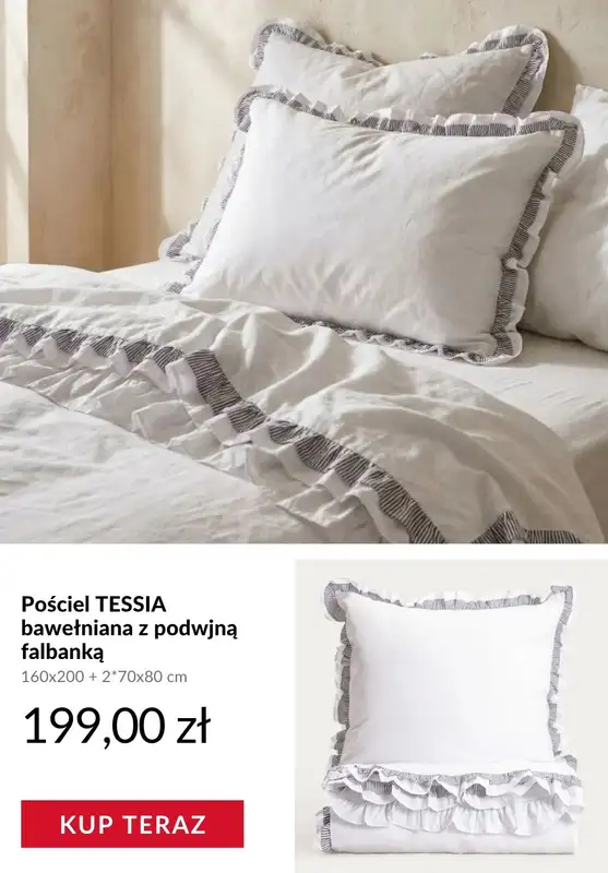 Homla - gazetka promocyjna Lekka bawełniana pościel od piątku 15.05  - strona 11