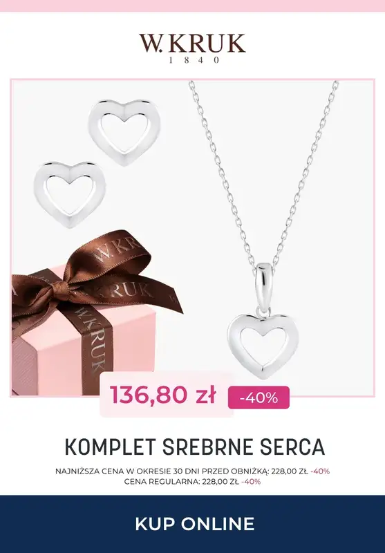 Dzień Matki - gazetka promocyjna W.Kruk | komplety biżuterii do -40% na wybrane modele od piątku 15.05 do wtorku 26.05 - strona 10