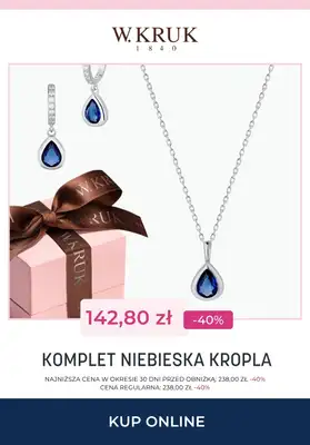 Dzień Matki - gazetka promocyjna W.Kruk | komplety biżuterii do -40% na wybrane modele od piątku 15.05 do wtorku 26.05 - strona 4
