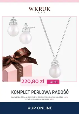Dzień Matki - gazetka promocyjna W.Kruk | komplety biżuterii do -40% na wybrane modele od piątku 15.05 do wtorku 26.05 - strona 7