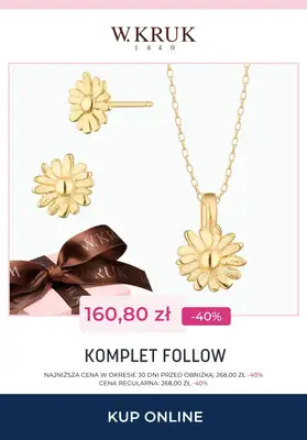 Dzień Matki - gazetka promocyjna W.Kruk | komplety biżuterii do -40% na wybrane modele od piątku 15.05 do wtorku 26.05 - strona 5