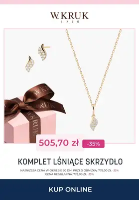 Dzień Matki - gazetka promocyjna W.Kruk | komplety biżuterii do -40% na wybrane modele od piątku 15.05 do wtorku 26.05 - strona 11
