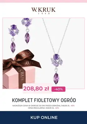 Dzień Matki - gazetka promocyjna W.Kruk | komplety biżuterii do -40% na wybrane modele od piątku 15.05 do wtorku 26.05 - strona 3