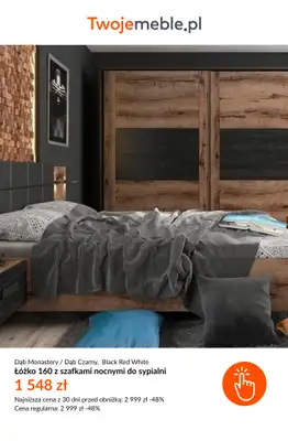 BEST SALE - gazetka promocyjna Twoje Meble | Do -55% na meble Black Red White od piątku 15.05  - strona 4