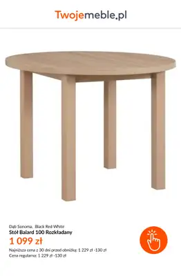 BEST SALE - gazetka promocyjna Twoje Meble | Do -55% na meble Black Red White od piątku 15.05  - strona 7