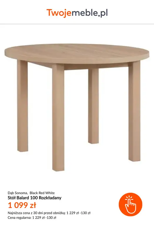 BEST SALE - gazetka promocyjna Twoje Meble | Do -55% na meble Black Red White od piątku 15.05  - strona 7