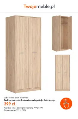 BEST SALE - gazetka promocyjna Twoje Meble | Do -55% na meble Black Red White od piątku 15.05  - strona 5