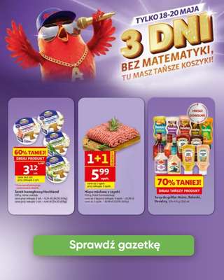 Auchan - gazetka promocyjna Oferta 3-dniowa od poniedziałku 18.05 do środy 20.05