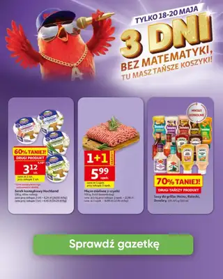 Auchan - gazetka promocyjna Oferta 3-dniowa od poniedziałku 18.05 do środy 20.05