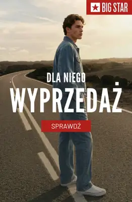 BIG STAR - gazetka promocyjna Wyprzedaż do -30% dla niego od piątku 15.05 