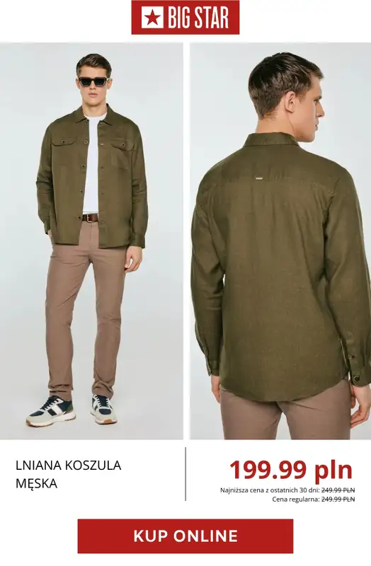 BIG STAR - gazetka promocyjna Wyprzedaż do -30% dla niego od piątku 15.05  - strona 5