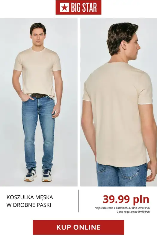 BIG STAR - gazetka promocyjna Wyprzedaż do -30% dla niego od piątku 15.05  - strona 8