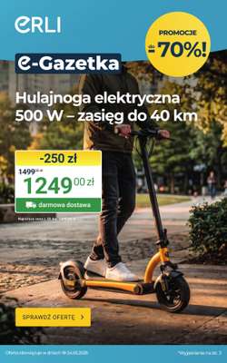 ERLI - gazetka promocyjna Świętuj Dzień Dziecka - najtaniej z ERLI! od poniedziałku 18.05 do niedzieli 24.05