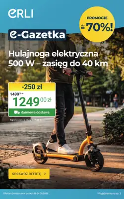 ERLI - gazetka promocyjna Świętuj Dzień Dziecka - najtaniej z ERLI! od poniedziałku 18.05 do niedzieli 24.05