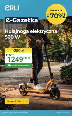 ERLI - gazetka promocyjna Świętuj Dzień Dziecka - najtaniej z ERLI! od poniedziałku 18.05 do niedzieli 24.05