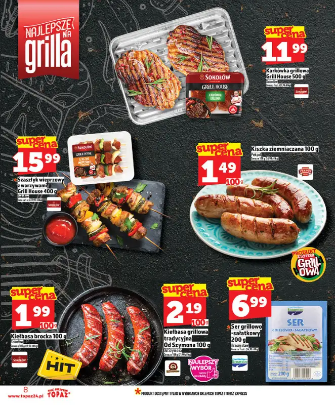 TOPAZ - gazetka promocyjna Nowa gazetka od czwartku, 21.05 od czwartku 21.05 do środy 27.05 - strona 8