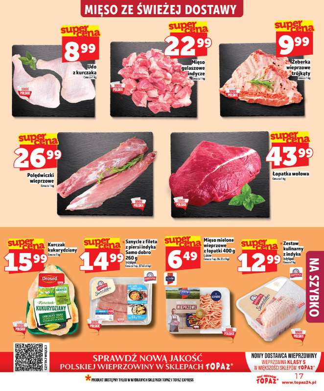 TOPAZ - gazetka promocyjna Nowa gazetka od czwartku, 21.05 od czwartku 21.05 do środy 27.05 - strona 17