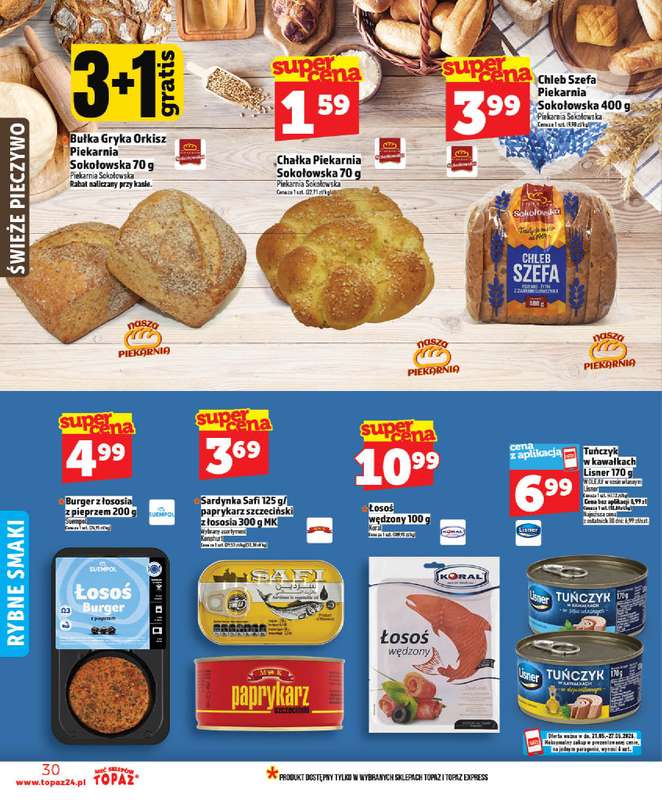 TOPAZ - gazetka promocyjna Nowa gazetka od czwartku, 21.05 od czwartku 21.05 do środy 27.05 - strona 30