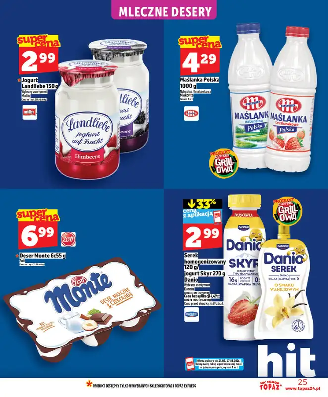TOPAZ - gazetka promocyjna Nowa gazetka od czwartku, 21.05 od czwartku 21.05 do środy 27.05 - strona 25
