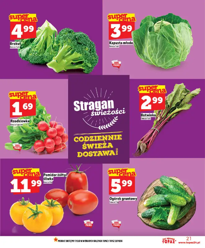 TOPAZ - gazetka promocyjna Nowa gazetka od czwartku, 21.05 od czwartku 21.05 do środy 27.05 - strona 21