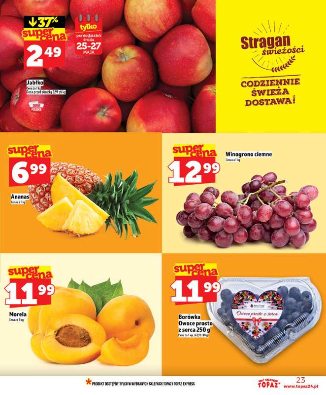 TOPAZ - gazetka promocyjna Nowa gazetka od czwartku, 21.05 od czwartku 21.05 do środy 27.05 - strona 23