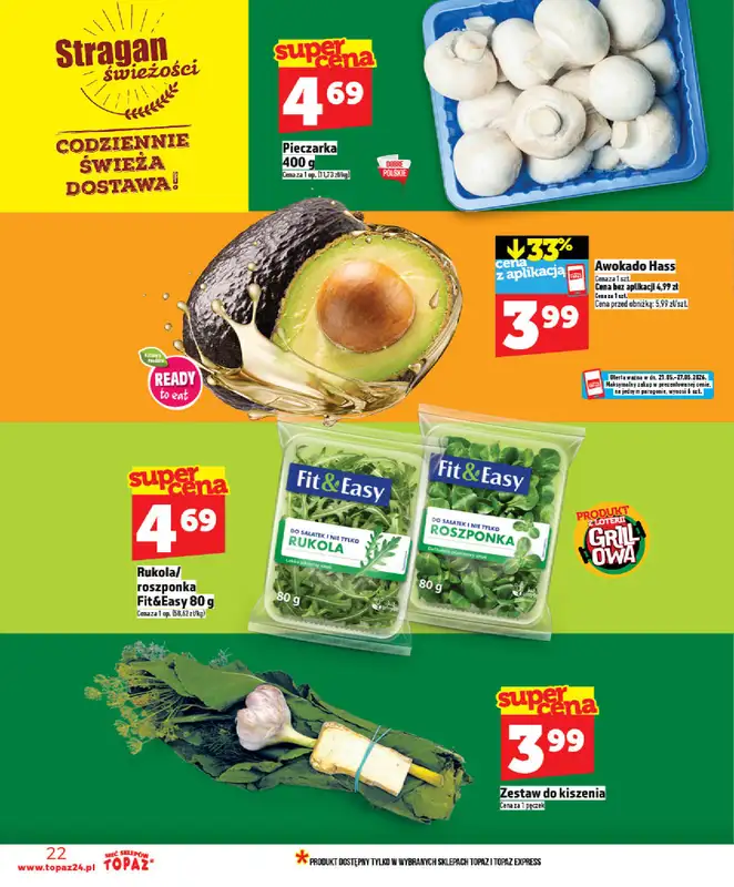 TOPAZ - gazetka promocyjna Nowa gazetka od czwartku, 21.05 od czwartku 21.05 do środy 27.05 - strona 22
