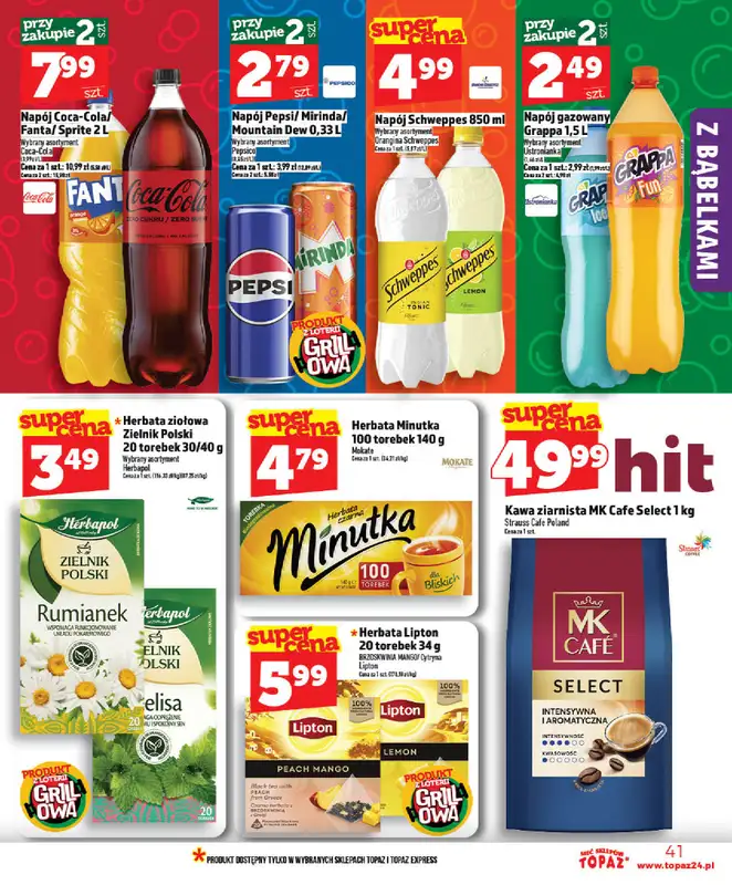 TOPAZ - gazetka promocyjna Nowa gazetka od czwartku, 21.05 od czwartku 21.05 do środy 27.05 - strona 41
