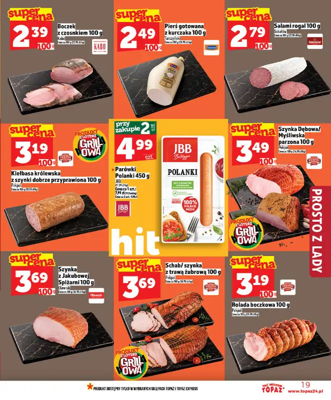 TOPAZ - gazetka promocyjna Nowa gazetka od czwartku, 21.05 od czwartku 21.05 do środy 27.05 - strona 19