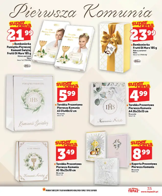 TOPAZ - gazetka promocyjna Nowa gazetka od czwartku, 21.05 od czwartku 21.05 do środy 27.05 - strona 35