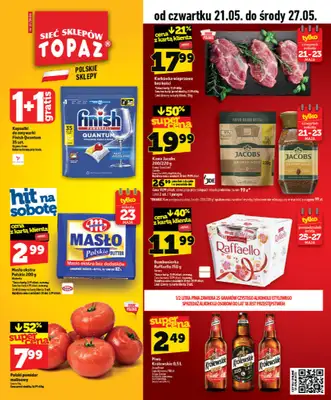 TOPAZ - gazetka promocyjna Nowa gazetka od czwartku, 21.05 od czwartku 21.05 do środy 27.05