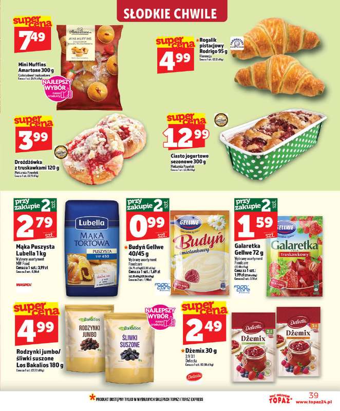 TOPAZ - gazetka promocyjna Nowa gazetka od czwartku, 21.05 od czwartku 21.05 do środy 27.05 - strona 39