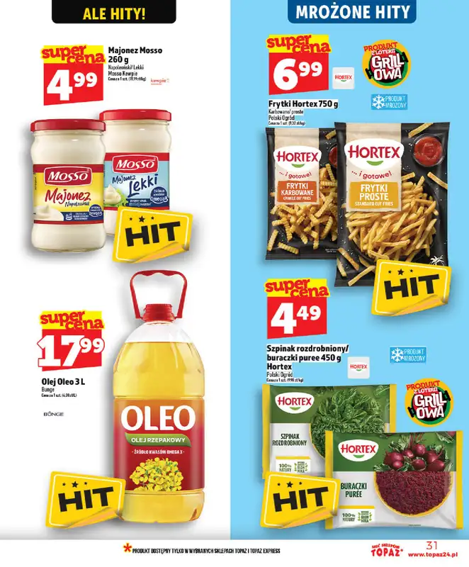 TOPAZ - gazetka promocyjna Nowa gazetka od czwartku, 21.05 od czwartku 21.05 do środy 27.05 - strona 31