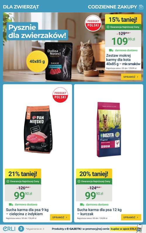 ERLI - gazetka promocyjna Sprzątanie i gotowanie - sprawdź HITY e-Gazetki ERLI! od poniedziałku 18.05 do niedzieli 24.05 - strona 3