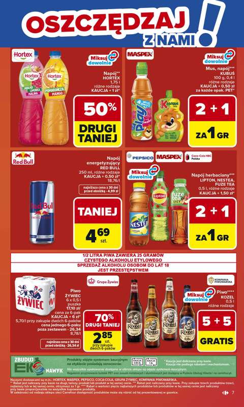 Carrefour - gazetka promocyjna Gazetka Carrefour od poniedziałku od poniedziałku 18.05 do soboty 23.05 - strona 9