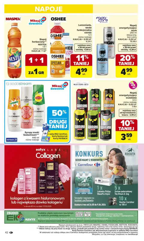 Carrefour - gazetka promocyjna Gazetka Carrefour od poniedziałku od poniedziałku 18.05 do soboty 23.05 - strona 44