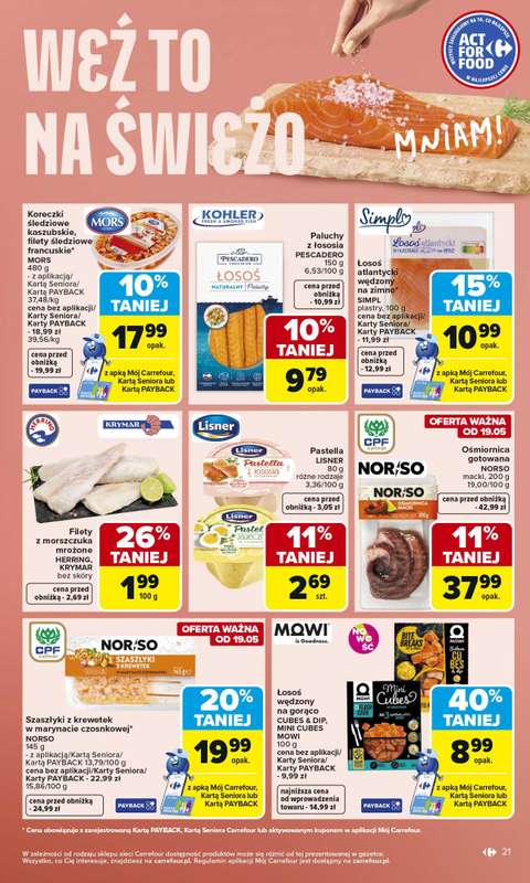 Carrefour - gazetka promocyjna Gazetka Carrefour od poniedziałku od poniedziałku 18.05 do soboty 23.05 - strona 23
