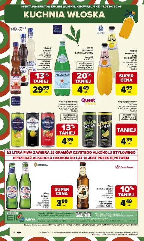 Carrefour - gazetka promocyjna Gazetka Carrefour od poniedziałku od poniedziałku 18.05 do soboty 23.05 - strona 20